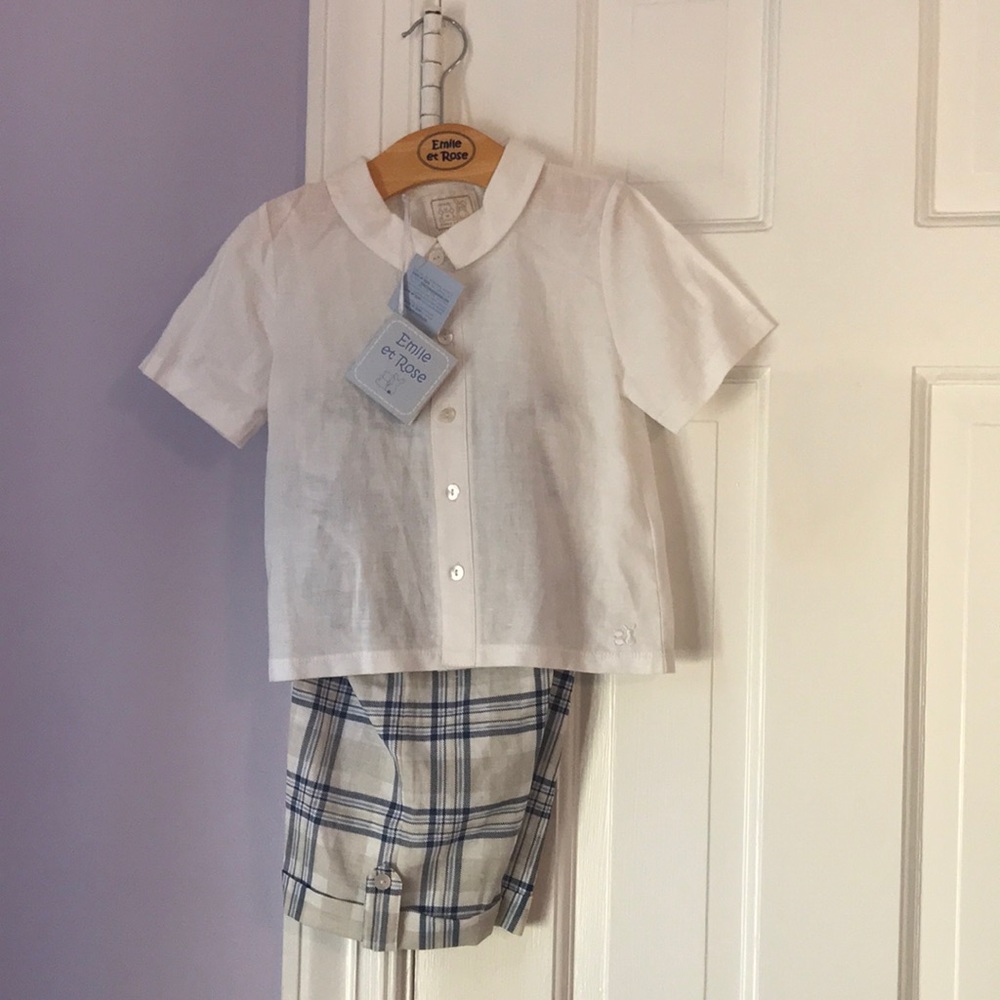 NWT Linen shirt and golf pants